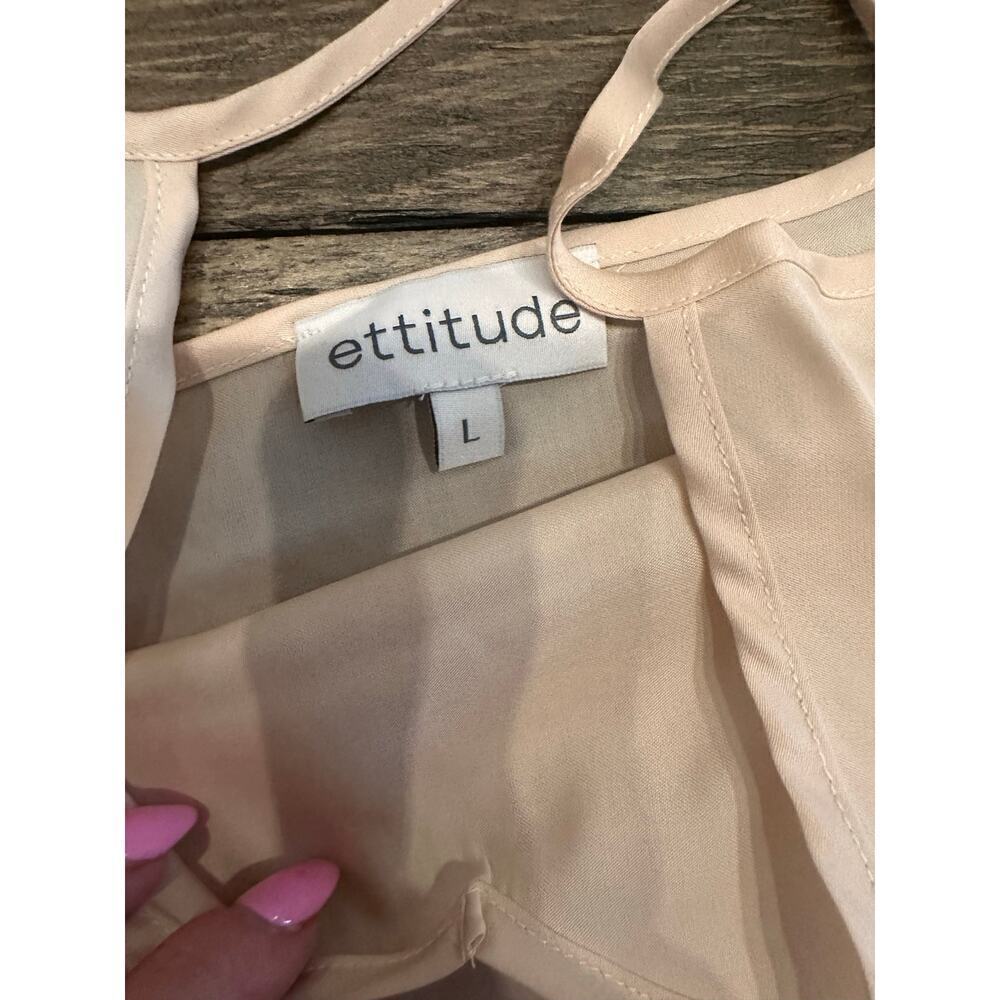 Ettitude Sateen Cami – Size Large – Oat – NIB - Picture 4 of 4